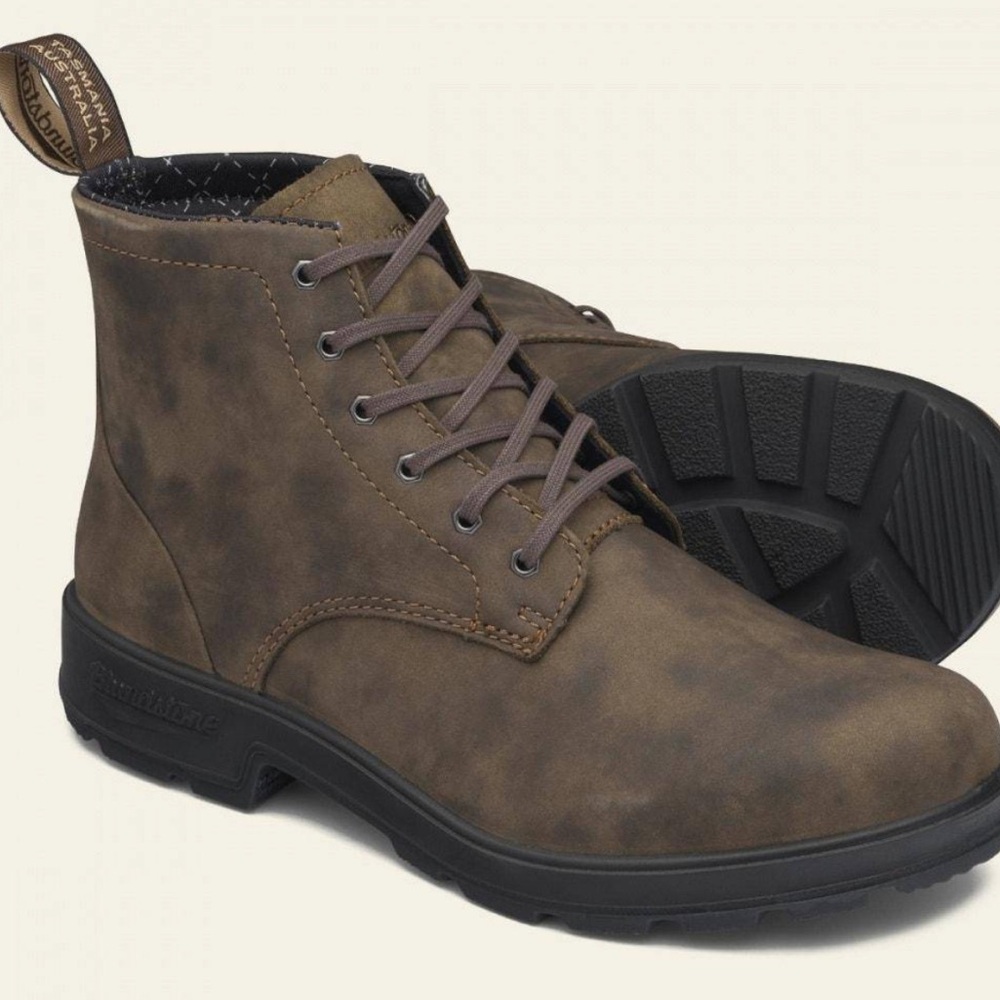 Blundstone 1930 Rustic Brown Lace Boots - 6.5 Women’s